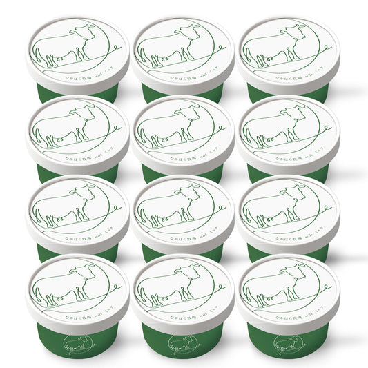 自然放牧カップアイス12個セット