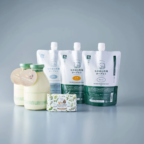 牛乳&ヨーグルト3種&バターセット